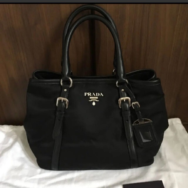 値下PRADA Nylon Tote プラダ トートバッグ ナイロン ほぼ未使用