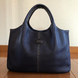 トッズ(TOD'S)の最終値下げ 早い者勝ち TOD’S トッズ バッグ ネイビー 美品(トートバッグ)