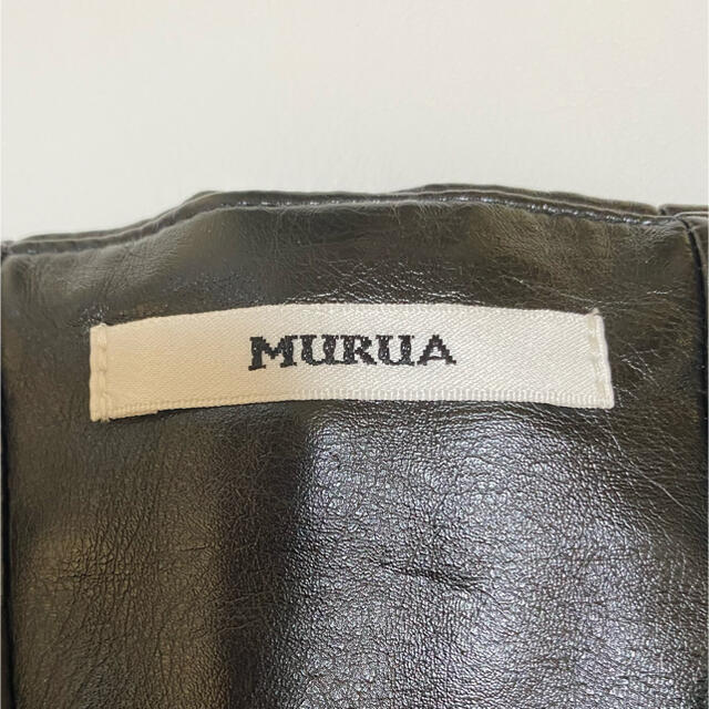 MURUA(ムルーア)のムルーア　タイトスカート　レザー レディースのスカート(ミニスカート)の商品写真