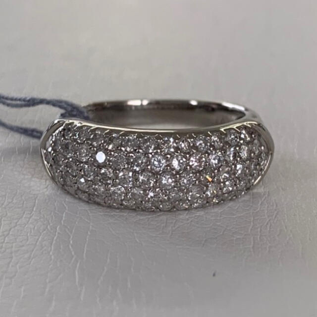 美品 プラチナ ダイヤモンド パヴェ 1ct 12号 - リング(指輪)