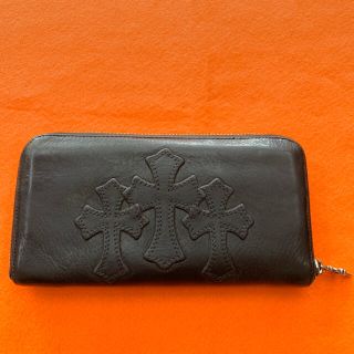 クロムハーツ(Chrome Hearts)の激安‼︎本物!！！セメタリークロス  財布 ウォレット　チェーン　キーチェーン (長財布)