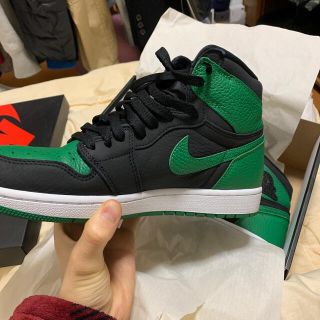 ナイキ(NIKE)のAJ1 パイングリーン RETRO HIGH OG 27cm(スニーカー)