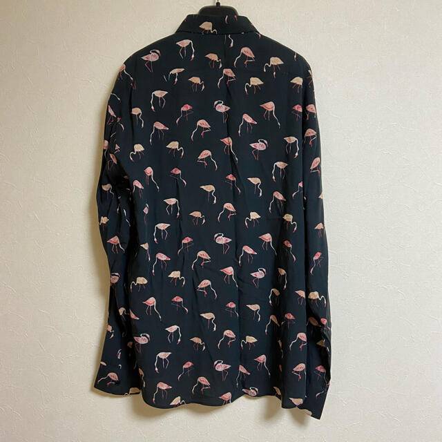 サンローラン パリ フラミンゴ シャツ 42 正規品 saint laurent 通販
