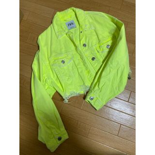 ZARA(Gジャン/デニムジャケット ・ イエロー/黄色系)のフリマ ZARA(Gジャン/デニムジャケット ・ イエロー/黄色系)のフリマ
