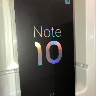 Xiaomi Mi Note 10 Lite グレイシャーホワイト 国内版(スマートフォン本体)