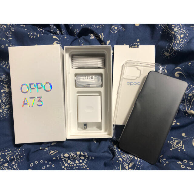 新品】OPPO A73 64GB ネイビーブルー SIMフリー