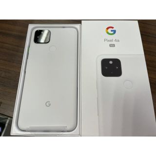 グーグルピクセル(Google Pixel)のGoogle Pixel4a5G 128GB ホワイト(スマートフォン本体)