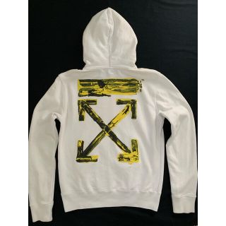 オフホワイト(OFF-WHITE)のOFF-WHITE ACRYLIC ARROWSSLIMHOODIE WHITE(パーカー)