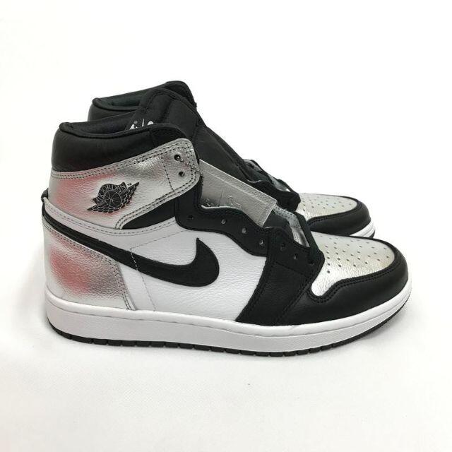 NIKE(ナイキ)の新品 24.5cm NIKE AIR JORDAN 1 SILVER TOE レディースの靴/シューズ(スニーカー)の商品写真