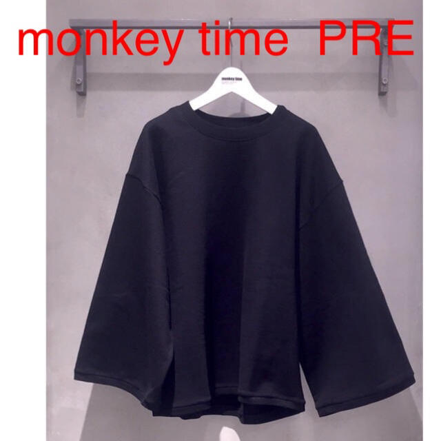 monkey time  【PRE】ドルマン裏起毛スエット