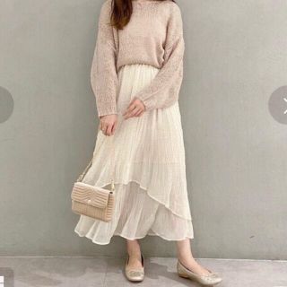 フラワー(flower)のwavy pleats skirt2 ～ｳｪｰﾋﾞｰﾌﾟﾘｰﾂｽｶｰﾄ2(ロングスカート)