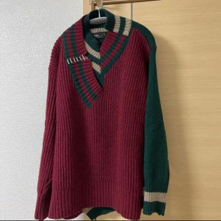 カラー(kolor)のkolor クレイジーパターン　ニット　19aw 2月26日で出品やめます(ニット/セーター)