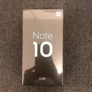 アンドロイド(ANDROID)のXiaomi mi note 10 Lite 6GB/64GB SIMフリー　(スマートフォン本体)