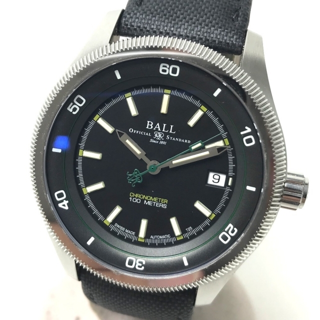 ボールウォッチ BALLWATCH マグニートー S NM3022C エンジニア2 メンズ腕時計 腕時計 SS ブラック