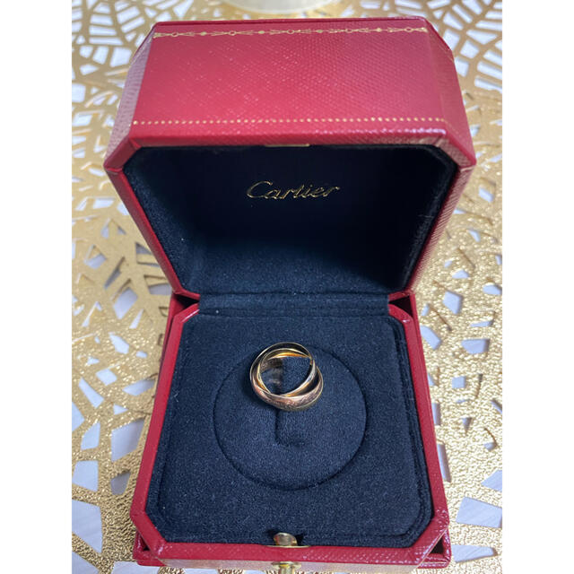 Cartier(カルティエ)のCartierカルティエ750(K18)  トリニティリング　8号　箱付き レディースのアクセサリー(リング(指輪))の商品写真