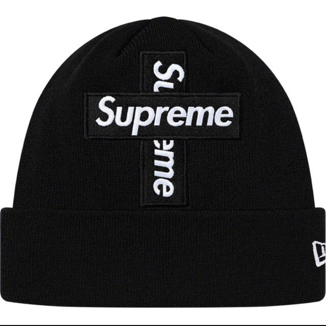 Supreme(シュプリーム)のSupreme Cross Box Logo Beanie Black メンズの帽子(ニット帽/ビーニー)の商品写真