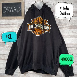 ハーレーダビッドソン(Harley Davidson)の【古着】ハーレーダビッドソン ビッグロゴ プルオーバー パーカー XL(パーカー)