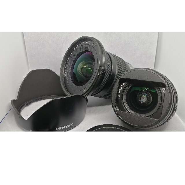 PENTAX(ペンタックス)のfr06733様専用です!ペンタックスレンズセット12-24mmとHD18-50 スマホ/家電/カメラのカメラ(レンズ(ズーム))の商品写真