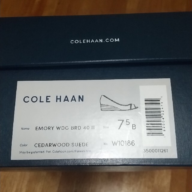 Cole Haan(コールハーン)の新品★コール ハーンウェッジパンプスwomensスウェード7.5-24.5cm レディースの靴/シューズ(ハイヒール/パンプス)の商品写真