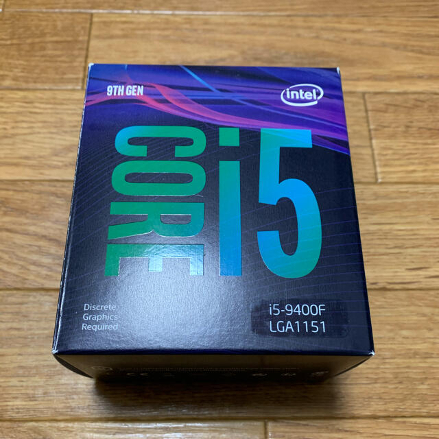 intel core i5 9400f CPU 未開封品 値下げ！-