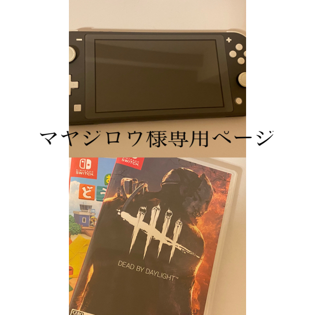 Nintendo Switch Liteグレー  あつまれどうぶつの森 デドバイ