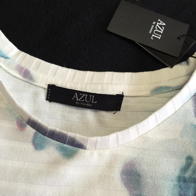 AZUL by moussy(アズールバイマウジー)のAZUL bymoussy 柄ノースリ レディースのトップス(カットソー(半袖/袖なし))の商品写真