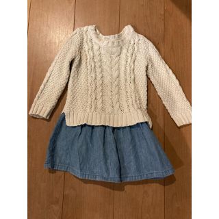 ベビーギャップ(babyGAP)のbaby gap  重ね着トップス(ニット)