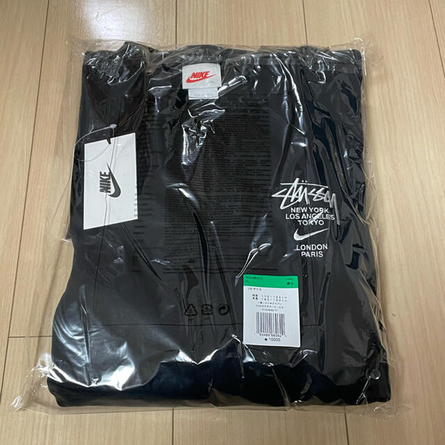 NIKE(ナイキ)のSTÜSSY NIKE NRG ZR CREW FLEECE BLACK 黒 メンズのトップス(スウェット)の商品写真