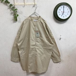 ニコアンド(niko and...)のKまま様専用 ビッグシャツ ワイドシャツ オーバーサイズ スタンドカラー Ｌ(シャツ/ブラウス(長袖/七分))