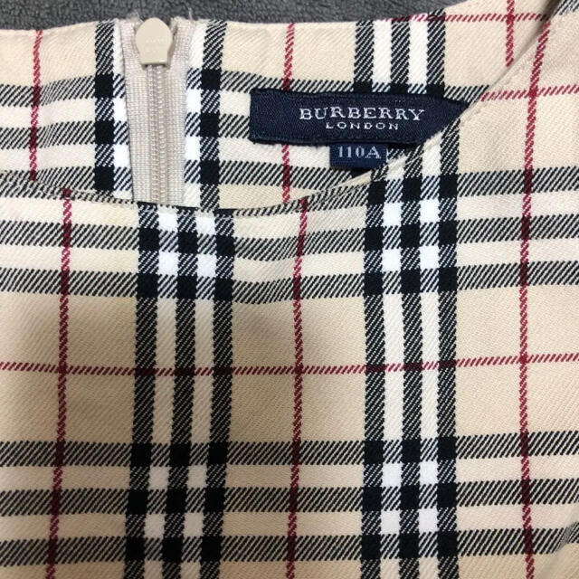 BURBERRY(バーバリー)のバーバリー　ノバチェックワンピース110 キッズ/ベビー/マタニティのキッズ服女の子用(90cm~)(ワンピース)の商品写真