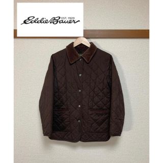 エディーバウアー(Eddie Bauer)の【Eddie Bauer】エディーバウアー キルティングジャケット　ブラウン(ブルゾン)