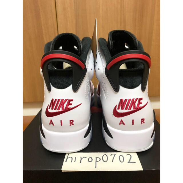 靴/シューズ NIKE AIR JORDAN 6 CARMINE エアジョーダン6 カーマイン