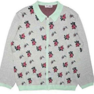 アレッジ(ALLEGE)のTTT MSW 20AW flower knit polo MINT(ニット/セーター)