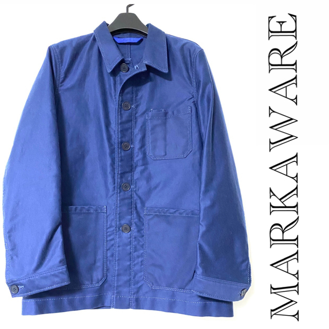 MARKAWEAR - 【美品】MARKAWARE / マーカウェア カバーオール ネイビー navyの通販 by シバ's  shop｜マーカウェアならラクマ