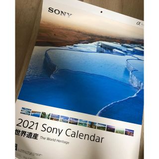 ソニー(SONY)の2021年カレンダー　世界遺産　壁掛け(カレンダー/スケジュール)