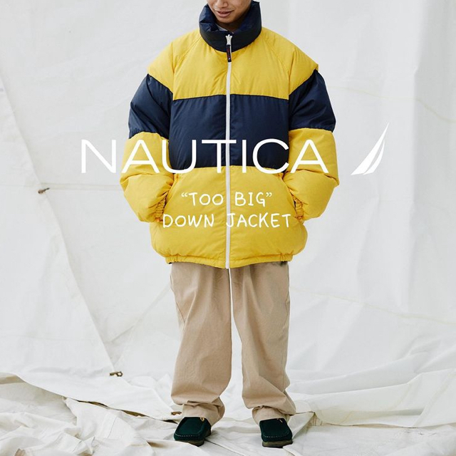 NAUTICA(ノーティカ)のNAUTICA “TOO BIG” REVERSIBLE DOWN JACKET メンズのジャケット/アウター(ダウンジャケット)の商品写真