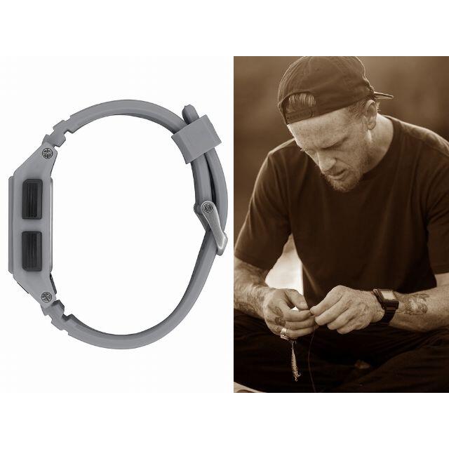 NIXON(ニクソン)の新品 ニクソン ベースタイドプロ グレー A1212-145 デジタル腕時計 ② メンズの時計(腕時計(デジタル))の商品写真