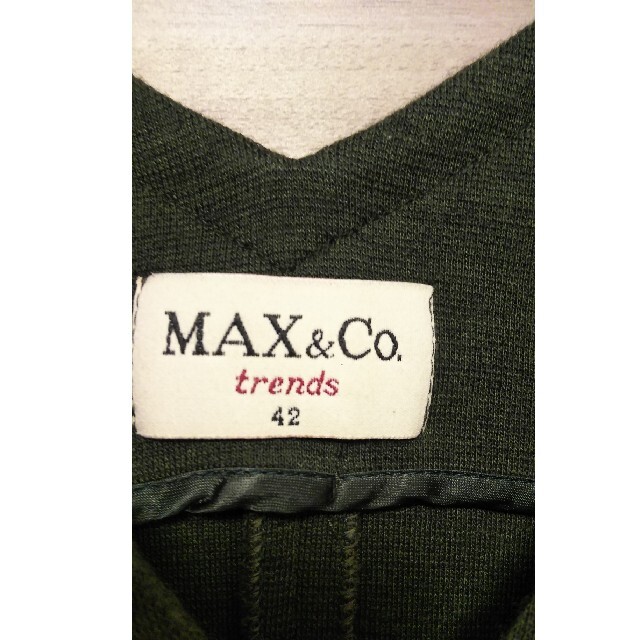 Max & Co.(マックスアンドコー)のMAX&Co. ワンピース　グリーン レディースのワンピース(ひざ丈ワンピース)の商品写真