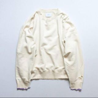 サンシー(SUNSEA)のStein OVERSIZED REBUILD SWEAT LS Mサイズ(スウェット)