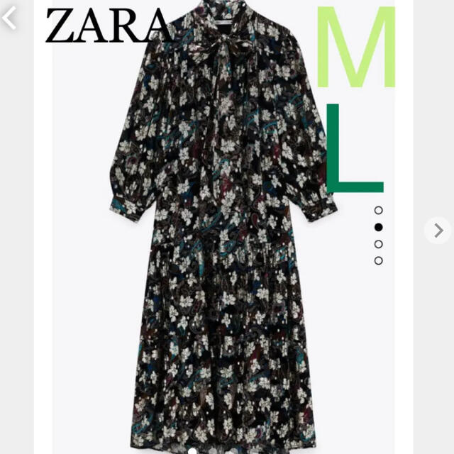 ZARA(ザラ)のZARA メタリックスレッドワンピース  レディースのワンピース(ロングワンピース/マキシワンピース)の商品写真