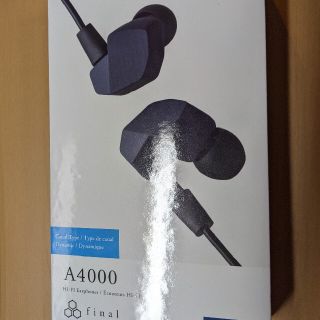 final audio ファイナル A4000 FI-A4DPLDN イヤホン(ヘッドフォン/イヤフォン)