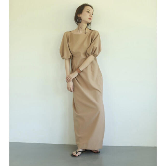 louren  puff sleeve onepiece