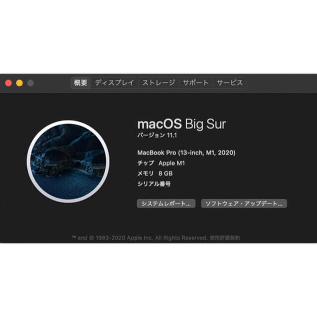 Apple(アップル)の【美品】M1 MacBook Pro スマホ/家電/カメラのPC/タブレット(ノートPC)の商品写真