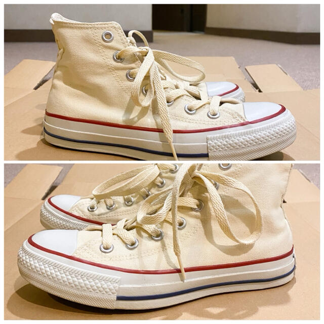 CONVERSE(コンバース)のコンバース CANVAS ALL STAR HI ホワイト 23.5cm レディースの靴/シューズ(スニーカー)の商品写真