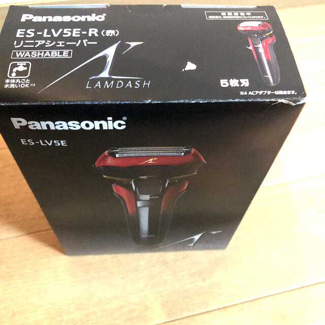 Panasonic ラムダッシュ　5枚刃　ES-LV5E  赤　新品　未使用 1