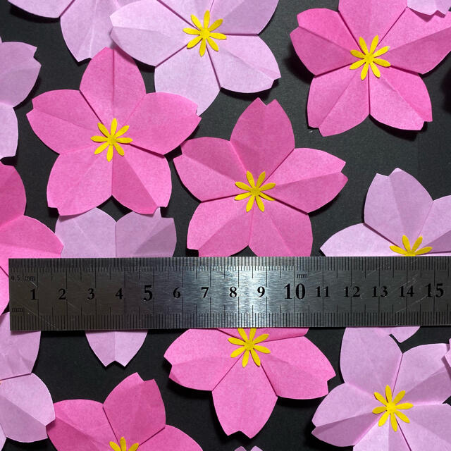 桜の花 壁面 飾り ペーパークラフトの通販 By Koto ラクマ