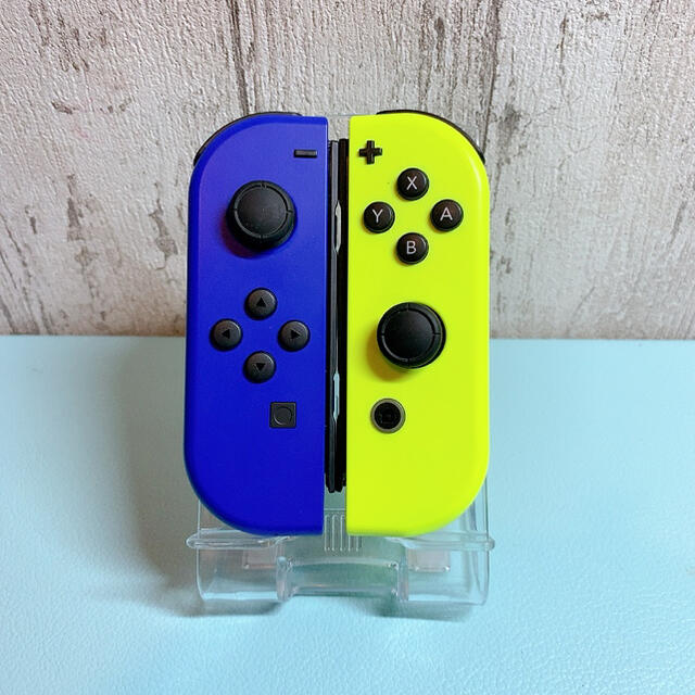 美品 ブルー イエローSwitch 左右セット ジョイコンJoy-Con