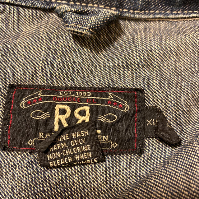 RRL(ダブルアールエル)のRRL 初期三つ星タグ　ラングラータイプデニムジャケット メンズのジャケット/アウター(Gジャン/デニムジャケット)の商品写真