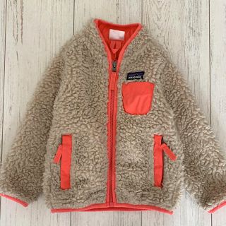 パタゴニア(patagonia)のパタゴニア　レトロX ピンク　キッズ　ベビー　フリースジャケット(ジャケット/コート)