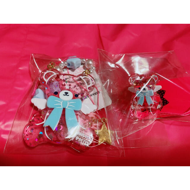 Angelic Pretty(アンジェリックプリティー)の angelic pretty milky bear ネックレスリング　セット レディースのアクセサリー(ネックレス)の商品写真